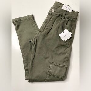 NWT Zara Cargo Pants Green